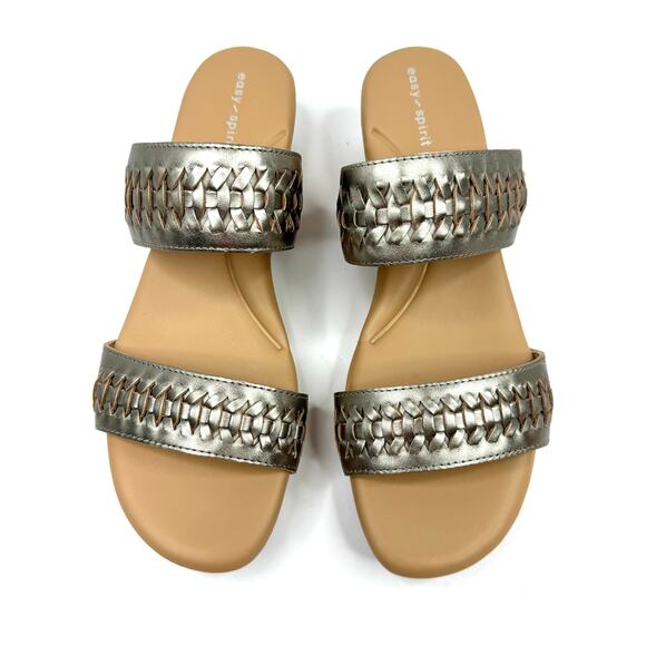 Easy Spirit Women's Lillia Slip-On Casual Wedge Sandals Gold Size 9M NWT - Picture 5 of 9